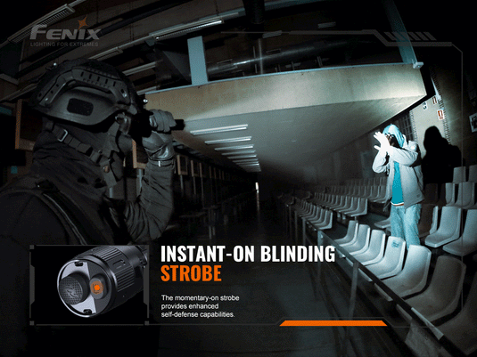 Fenix TK20R V2.0 Wiederaufladbare Mehrzweck-Taschenlampe mit Doppelschalter, 3000 Lumen