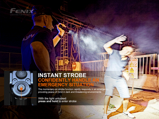 Fenix TK35UE V2.0 Leistungsstarke taktische Dual-Mode-Taschenlampe, 5000 Lumen