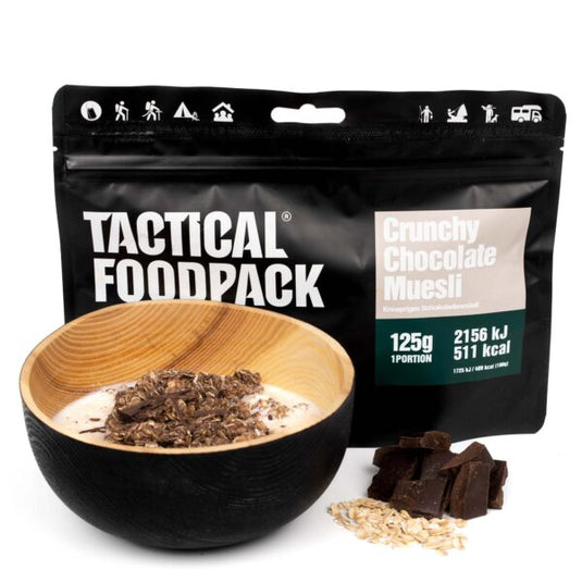 TACTICAL FOODPACK Knuspriges Schokoladenmüsli 125g