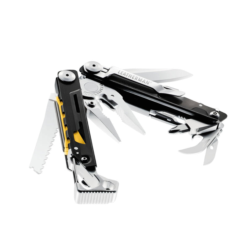Laden Sie das Bild in Galerie -Viewer, Leatherman Signal Black &amp; Stainless Multitool
