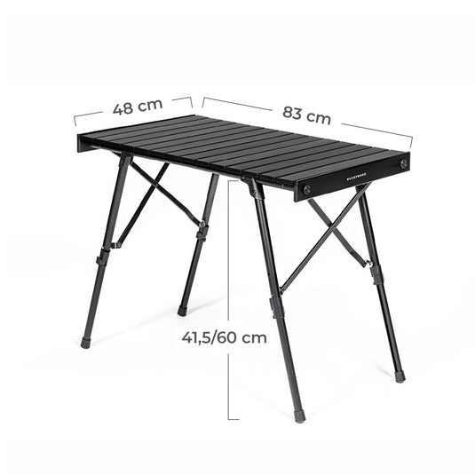 Campingtisch Alu Ultralight Black