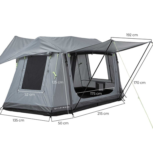 Freistehendes Campingzelt aufblasbar 140
