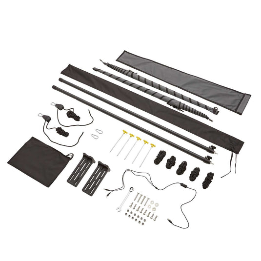 180° Markise LEAF freitragend grau