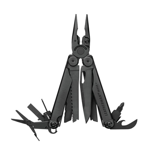 Leatherman Wave Plus Black Multitool - geoeffnet