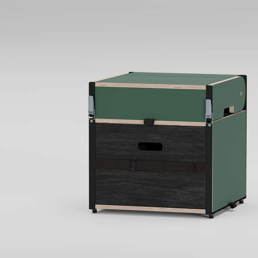 Laden Sie das Bild in Galerie -Viewer, Yellow Knife Kitchen Cube - Camping Küchenbox (40 x 40)
